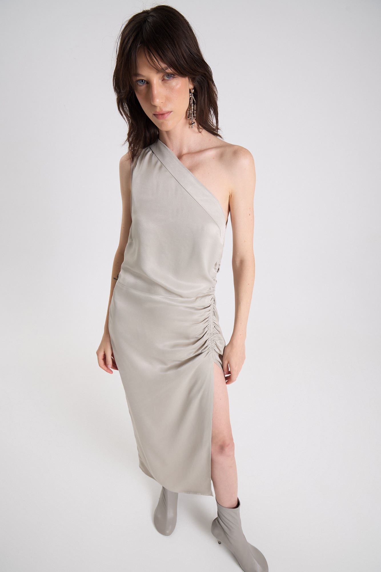 Vestido Peret Cemento